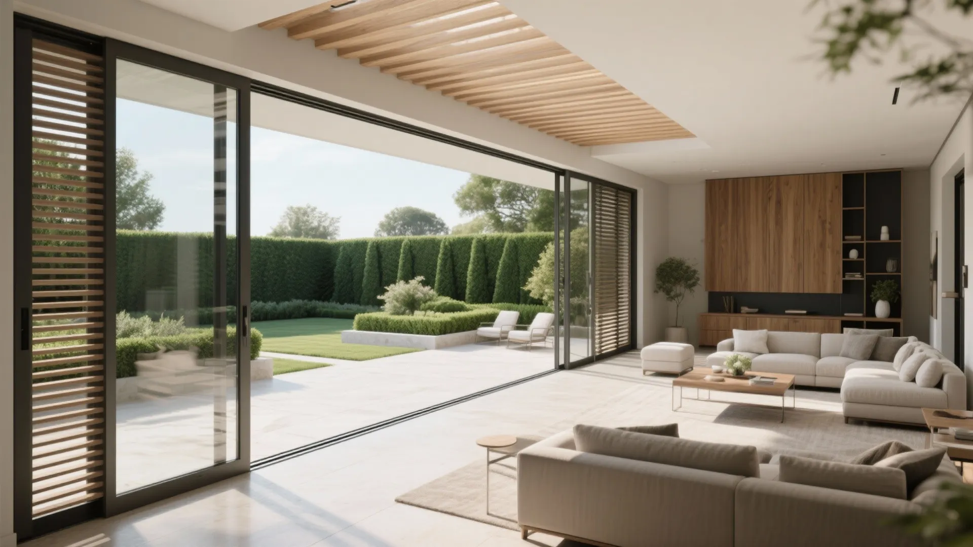 Grand openings for seamless indoor–outdoor living