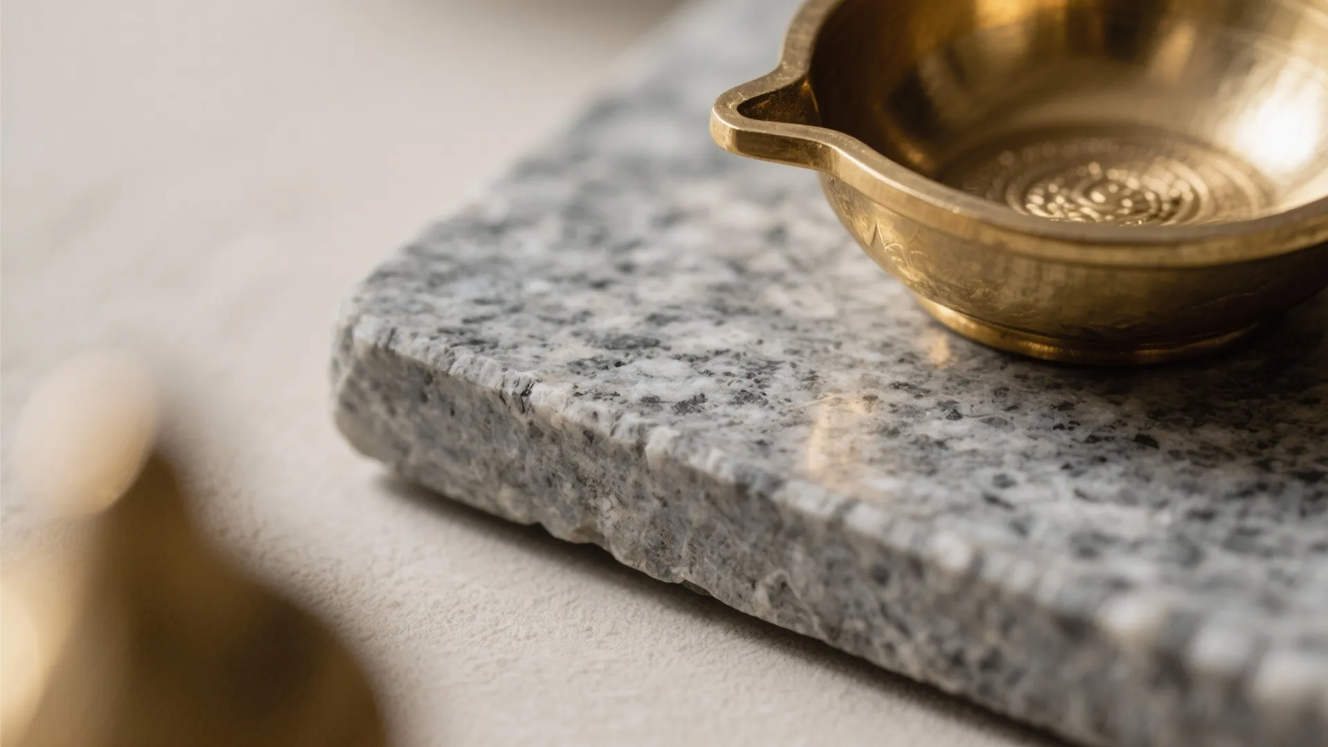 Stone-Clad Sanctum with Floating Mandir