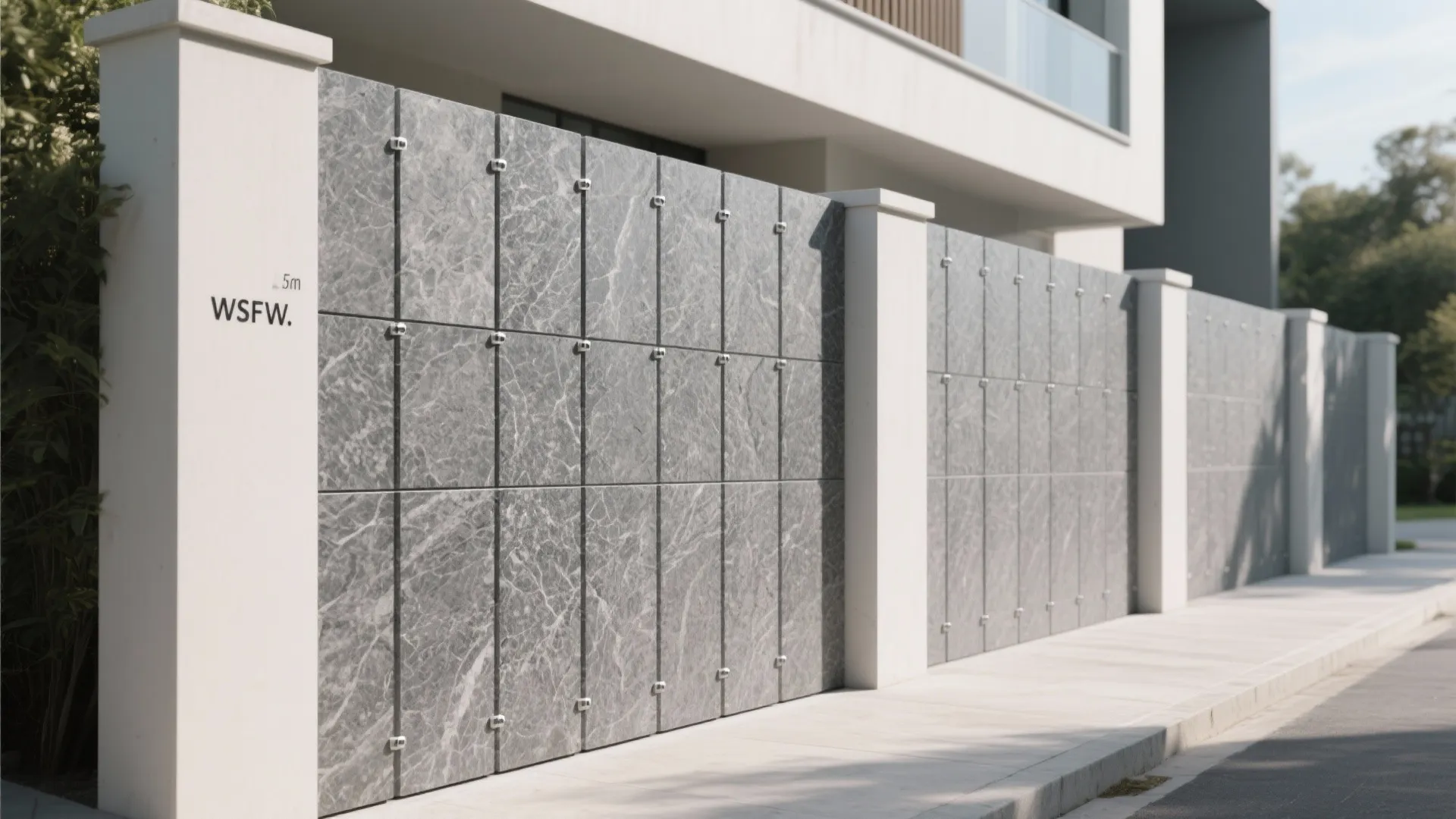 Minimalist Granite Grooves for Height and Rhythm