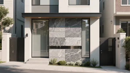 5 Front Wall Granite Designs to Elevate Entry