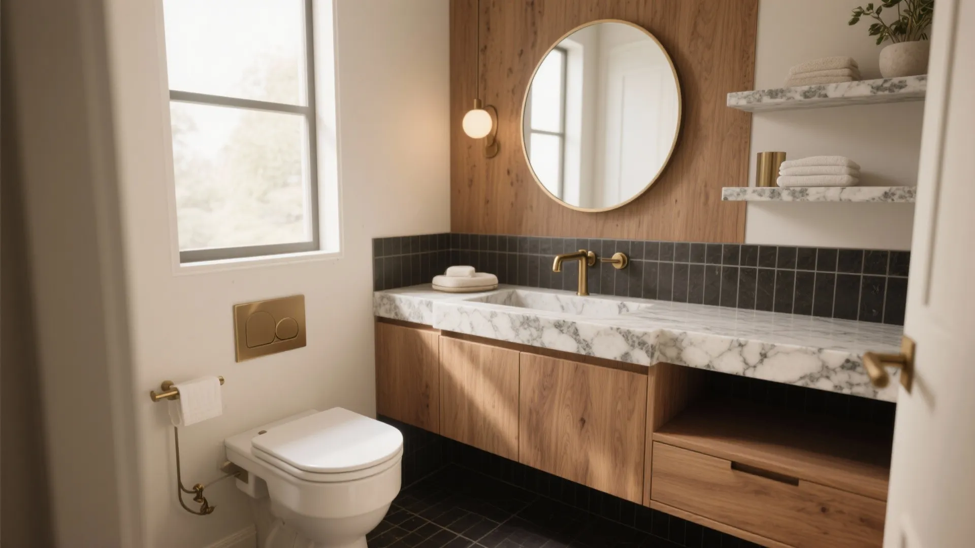 5 Bathroom Granite Ideas for Small Spaces: Practical granite solutions to elevate compact bathrooms with style and durability
