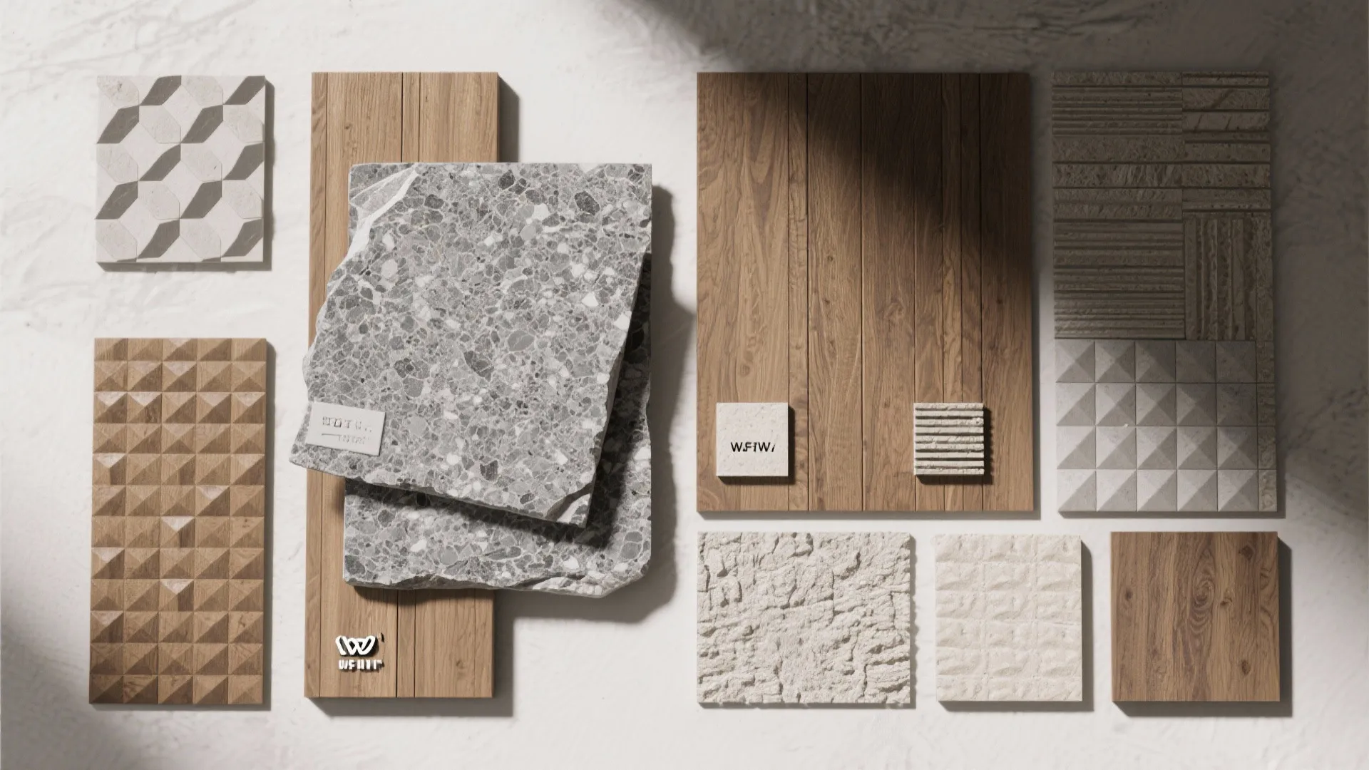 Mixing Granite with Wood Panels