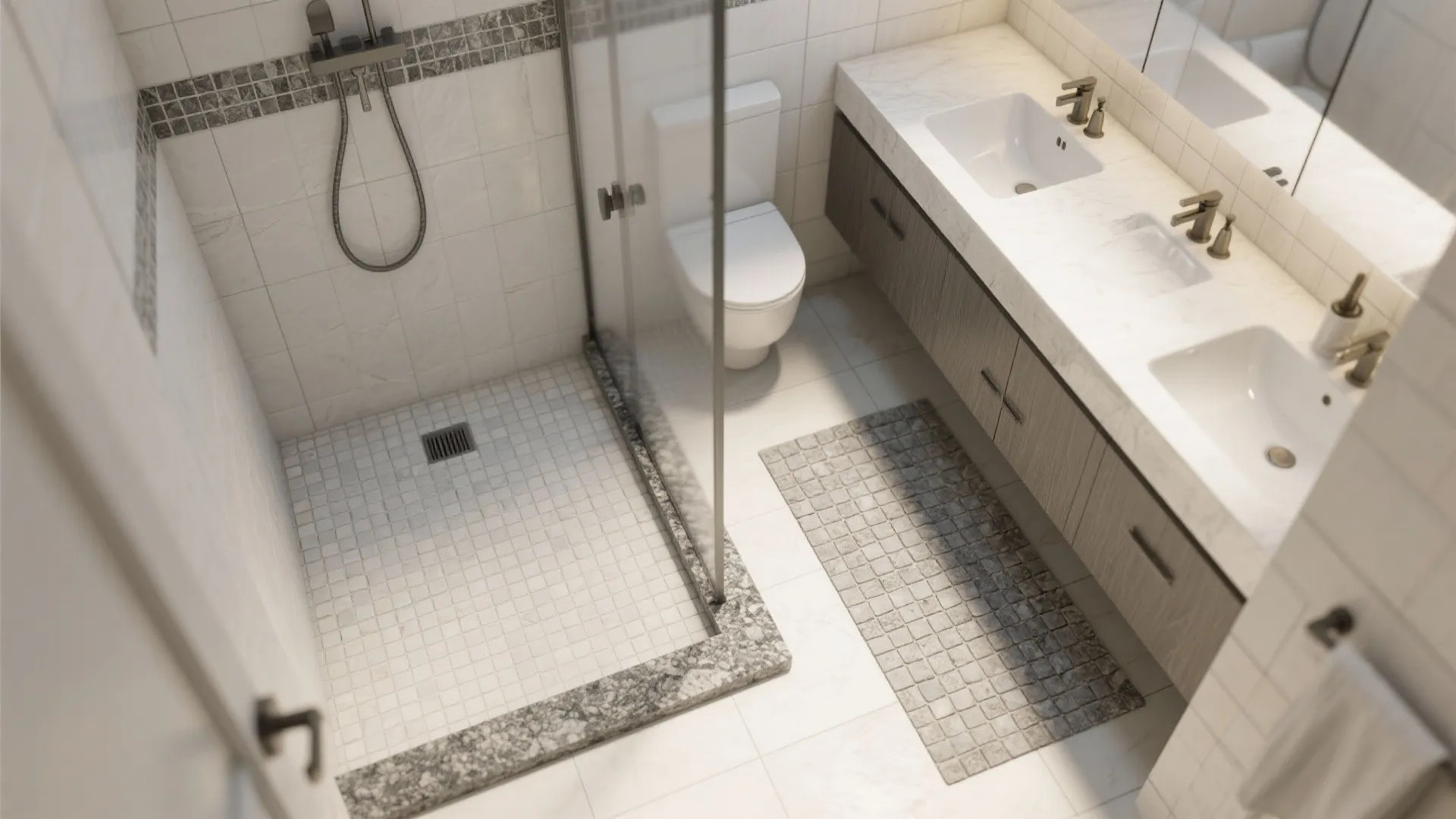 Granite Mosaics and Borders to Zone Without Bulking Up