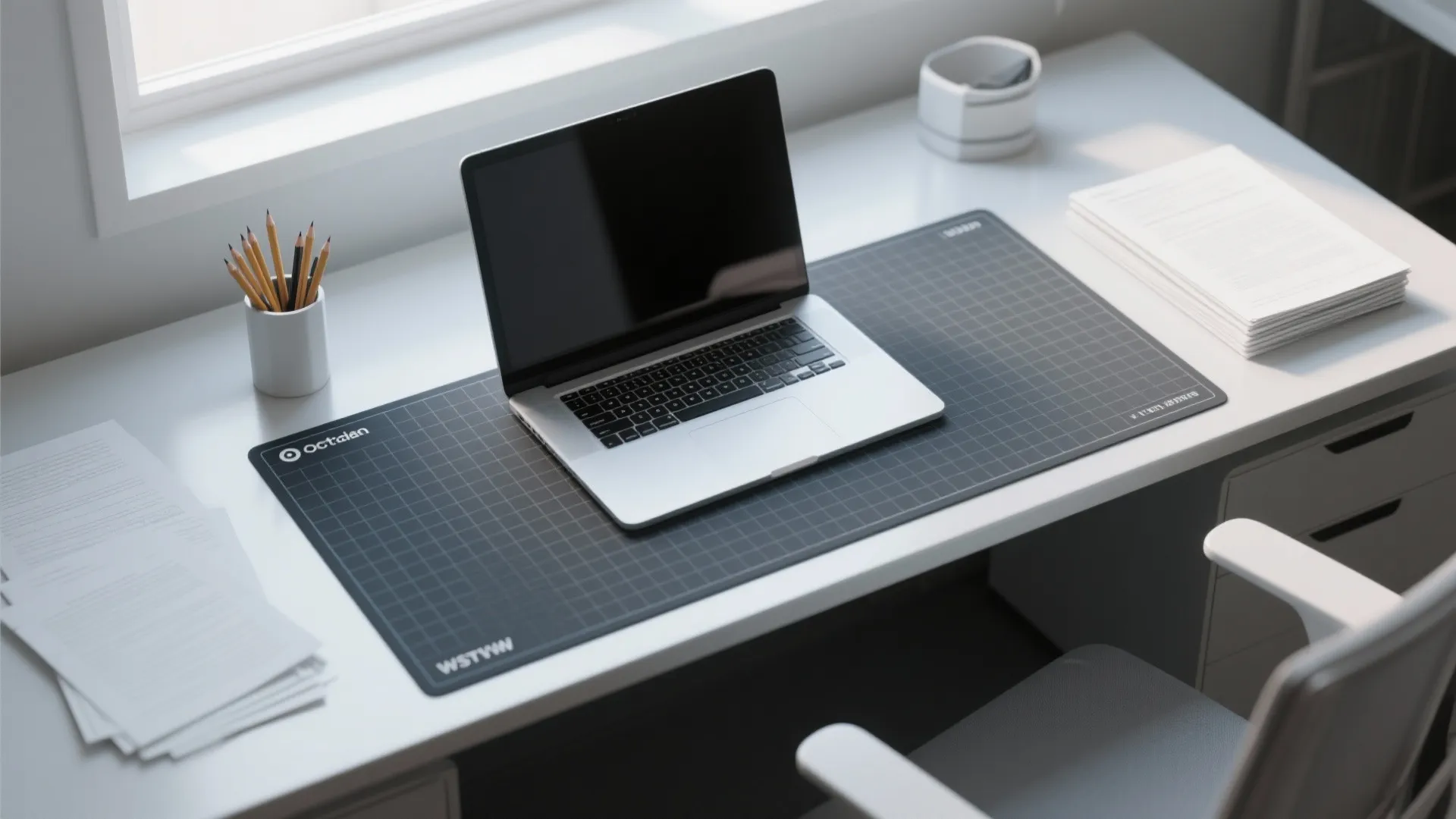 9. Graph Paper Desk Mats
