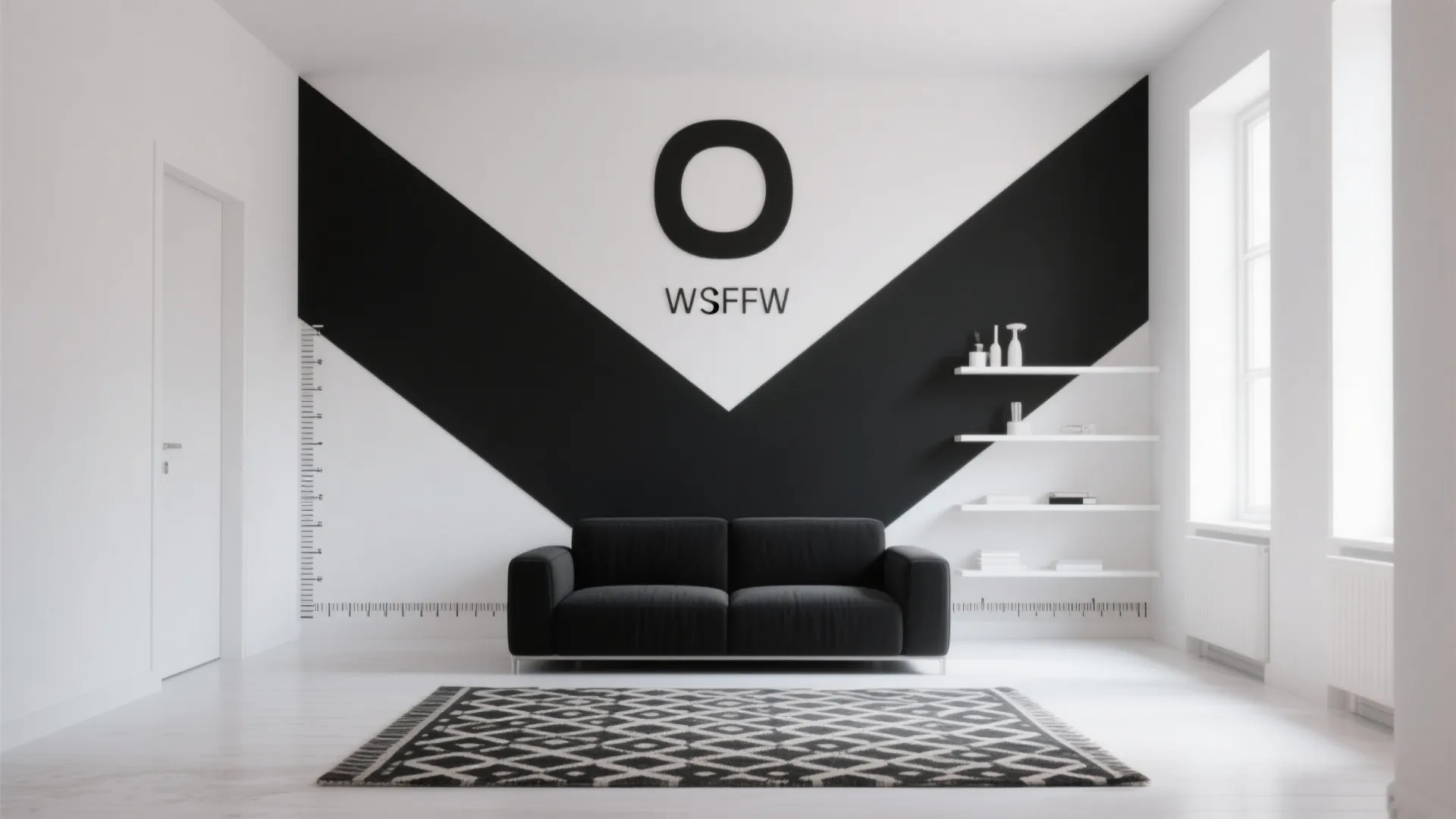 2. Graphic Accent Wall