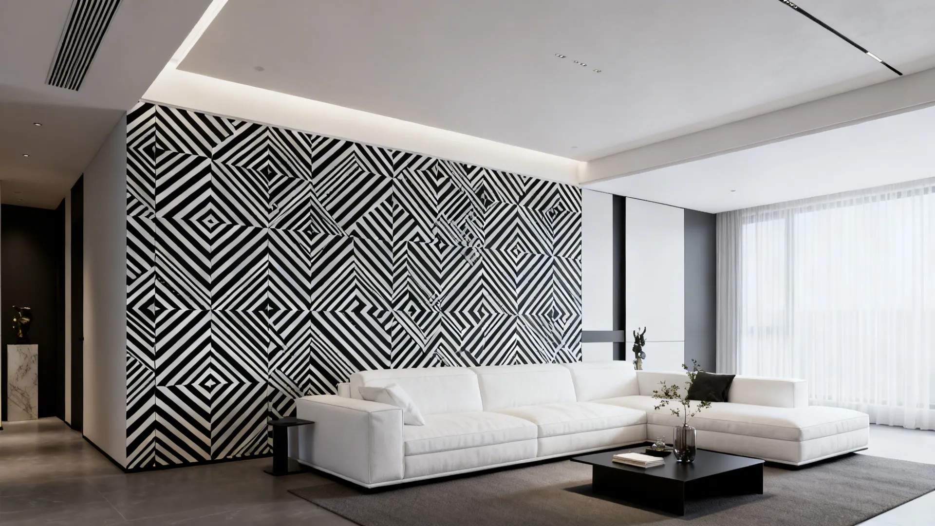 2. Graphic Accent Wall