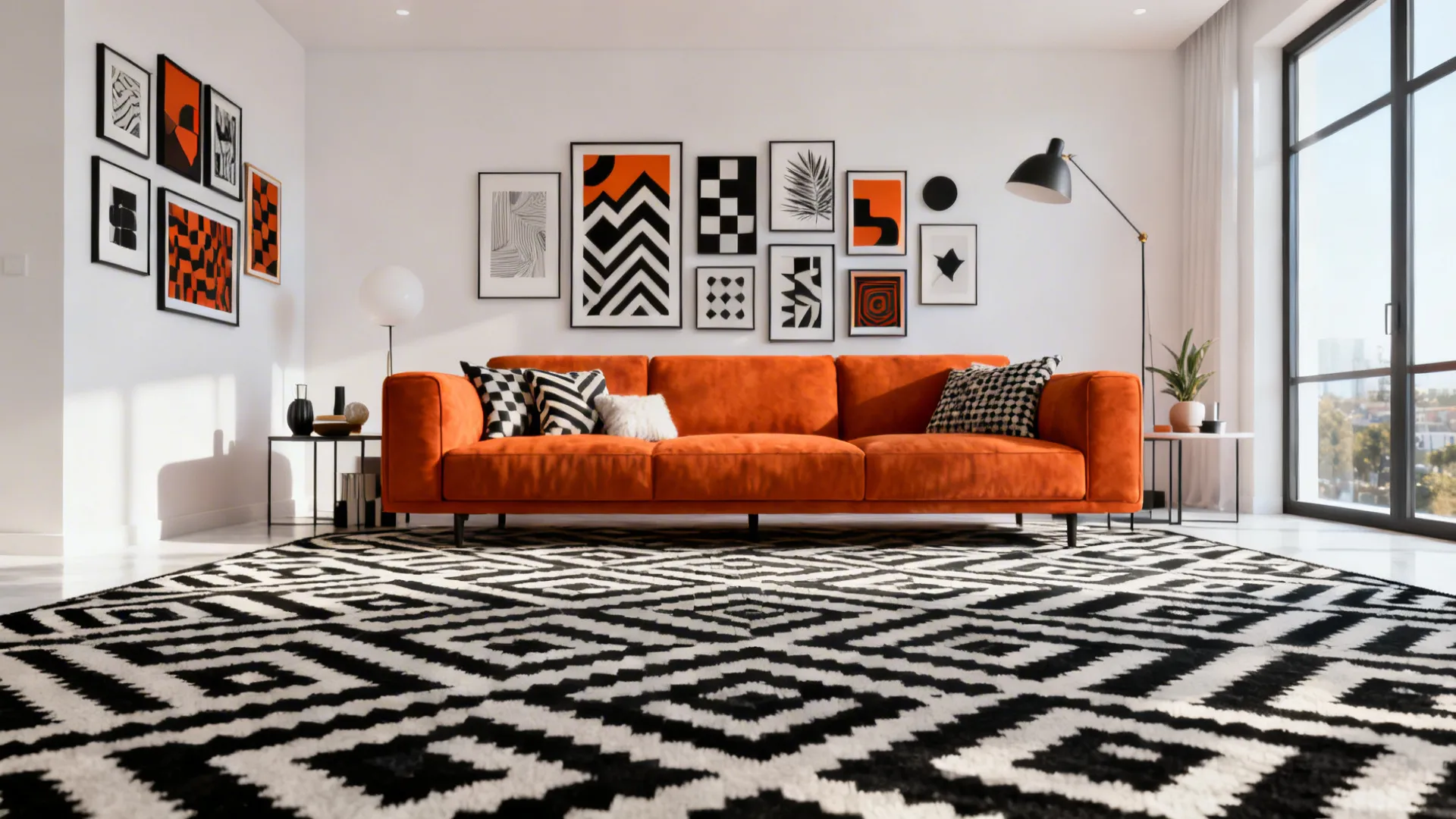 4. Graphic black-and-white for contrast