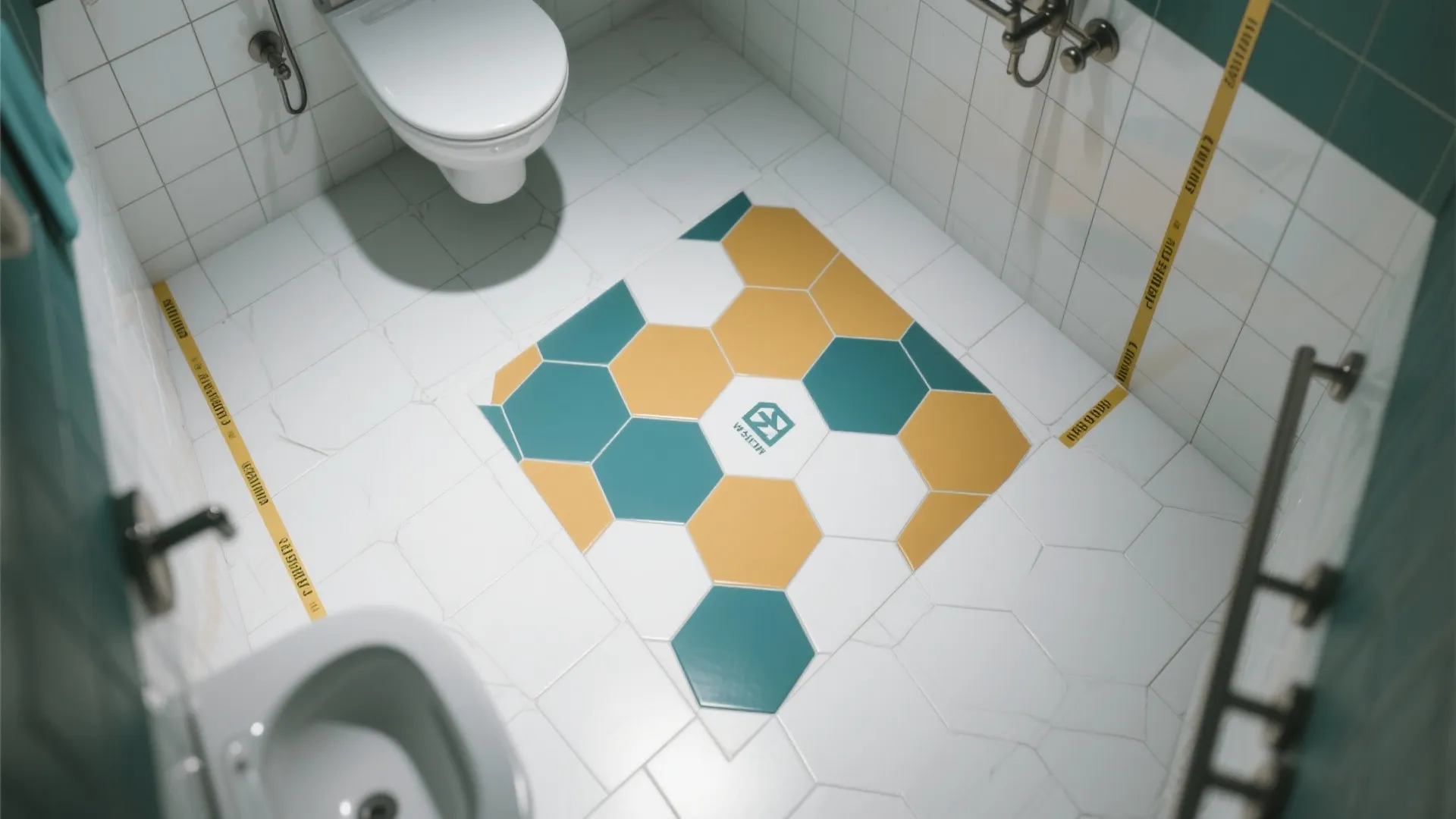 3. Graphic tile as a focal point