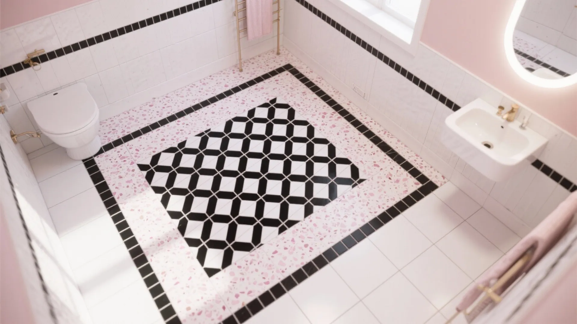 Idea 2: Graphic tile with a soft landing