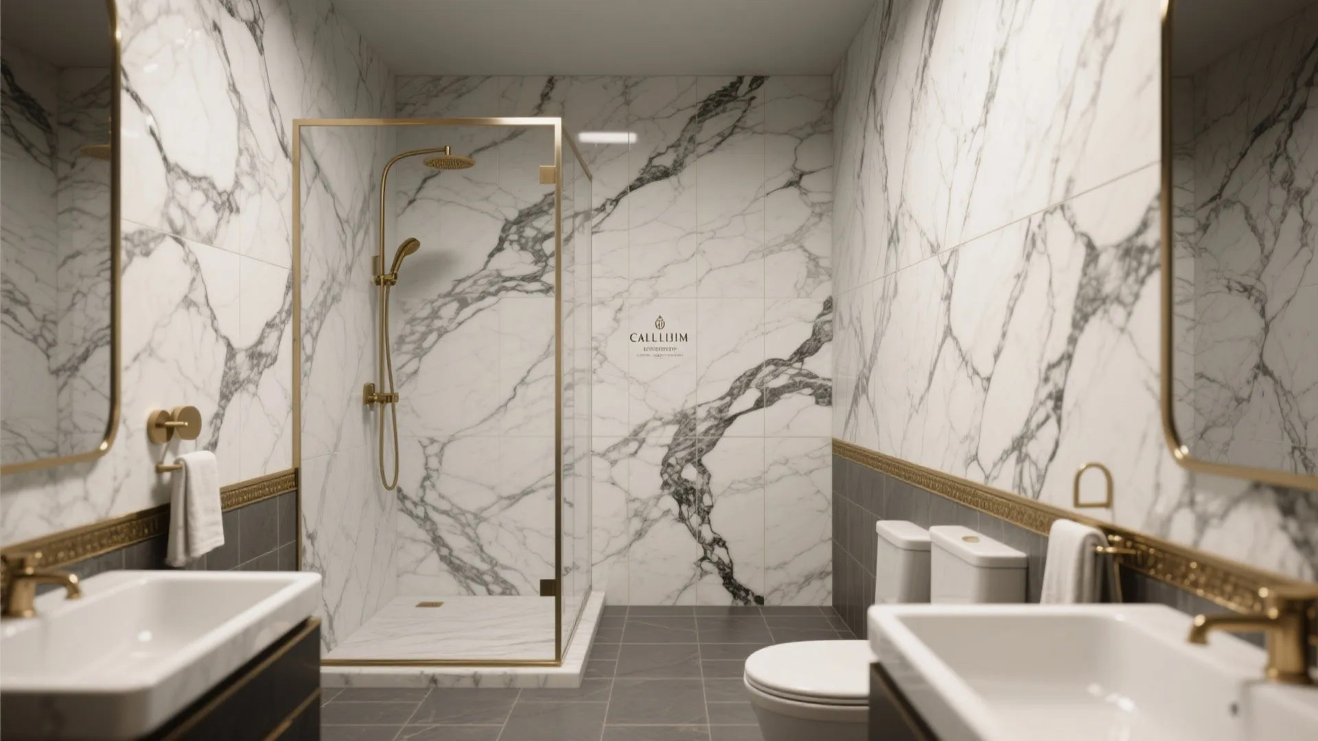 Graphic Marble Veining
