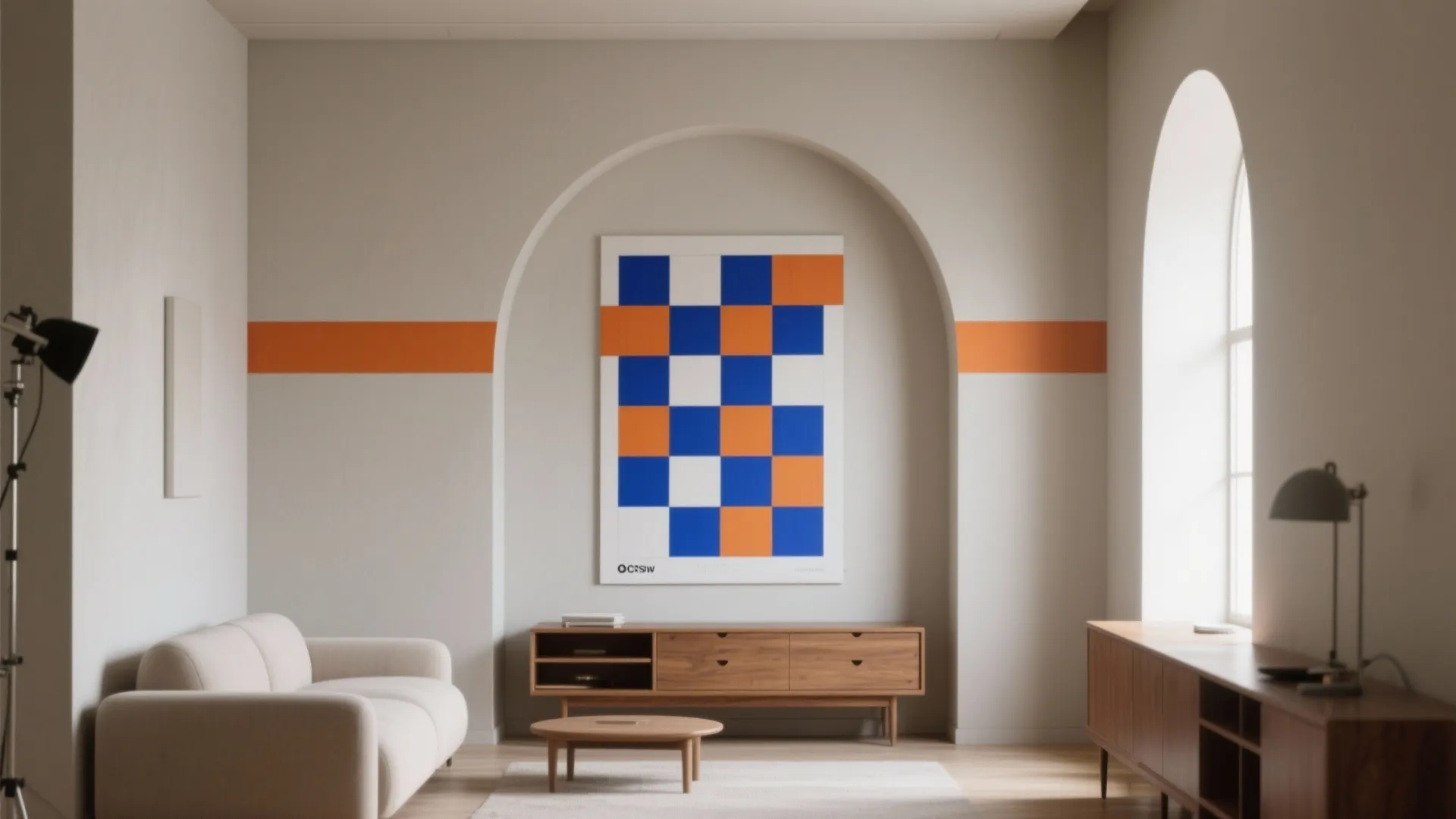 Graphic Walls Without Clutter