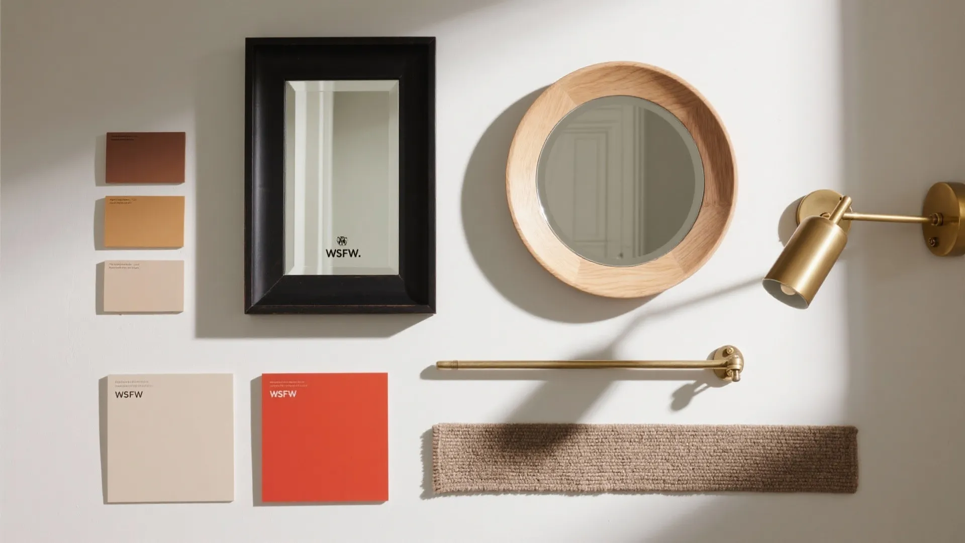 Graphic Walls: Gallery, Mirrors, and Texture