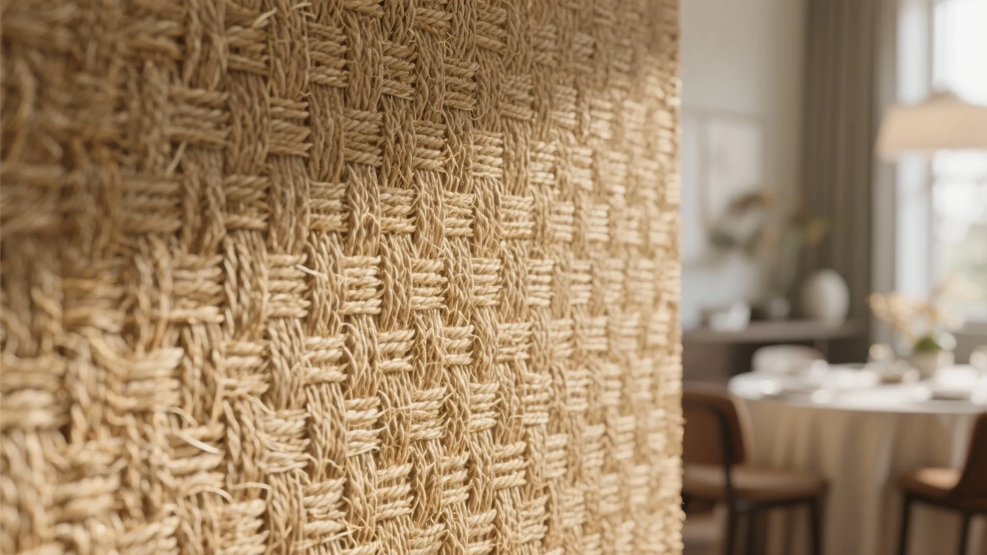 3. Textured Grasscloth