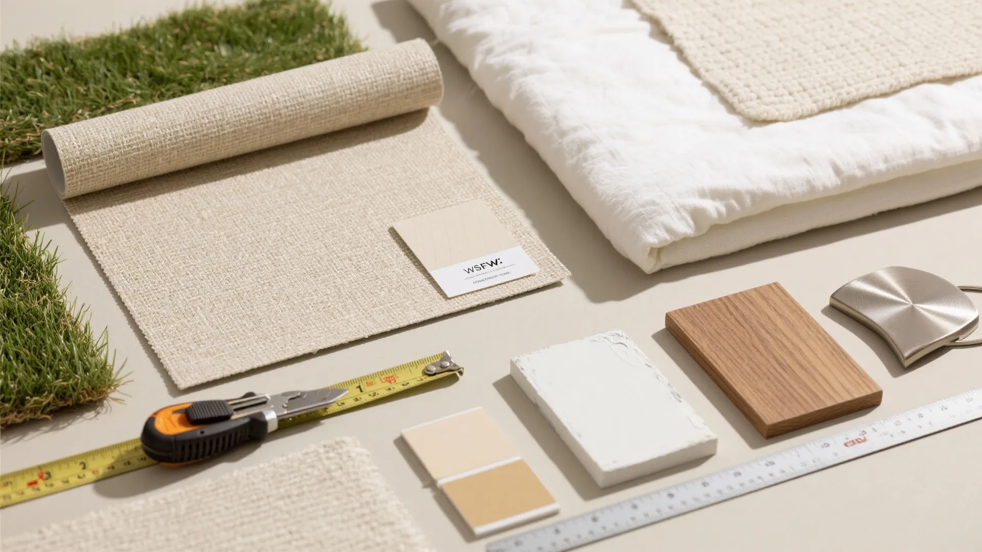 Textured Grasscloth for Warmth and Tactility