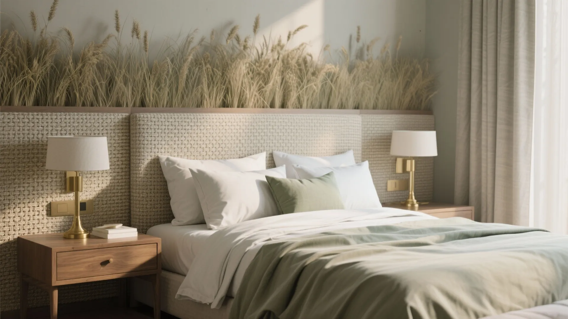 Tactile Materials: Grasscloth, Linen, and Silk