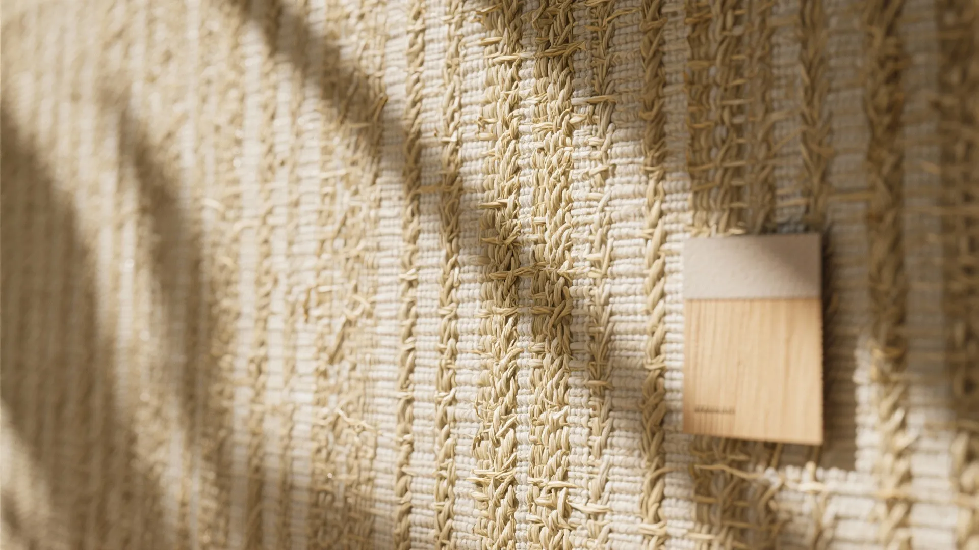 3. Textured grasscloth for warmth and subtle depth