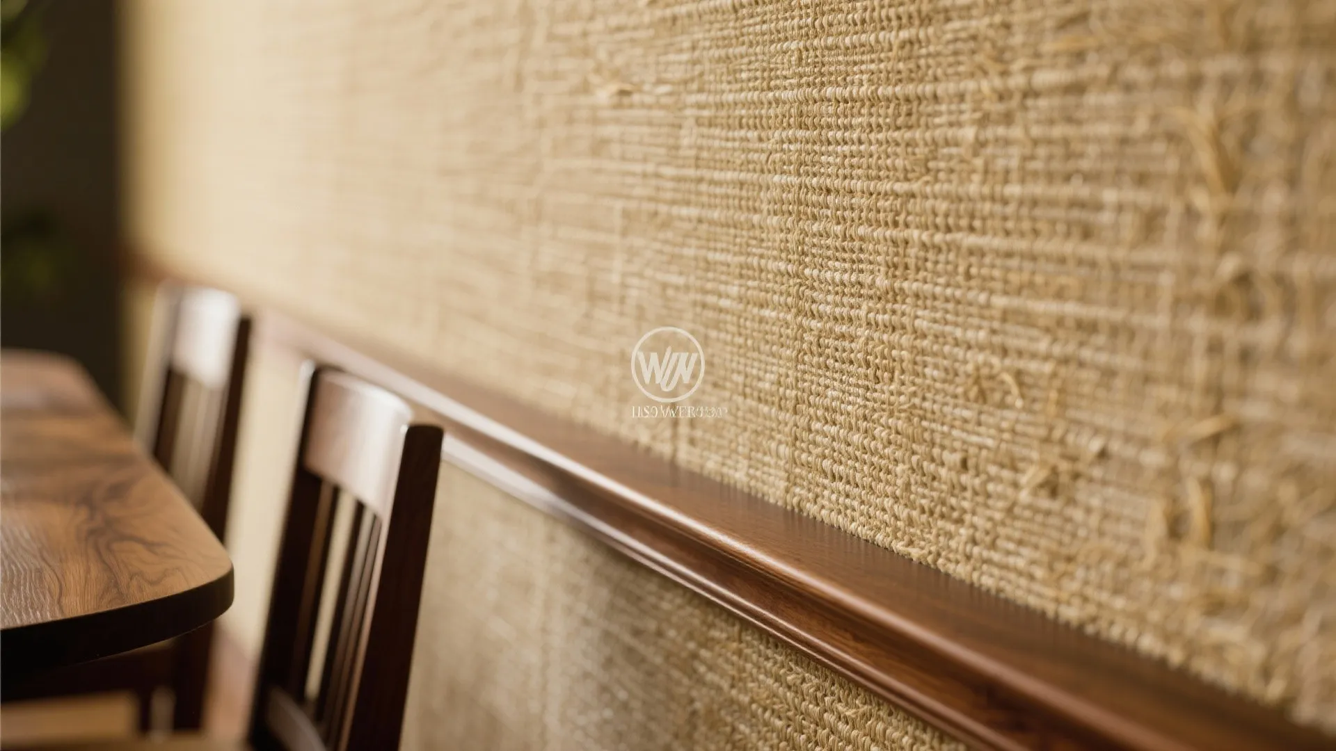 3. Textured Grasscloth for Subtle Luxury