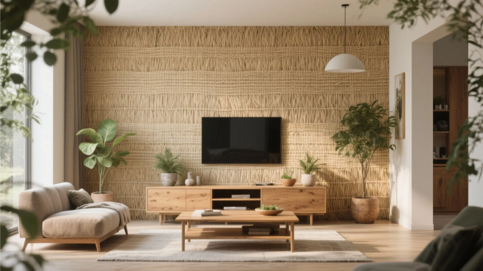 8. Grasscloth Natural Fibers