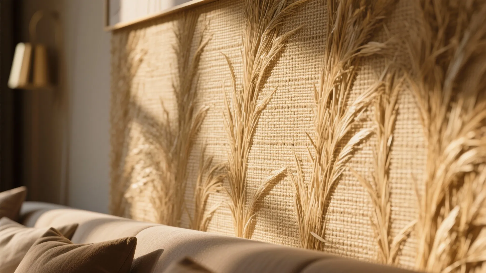 Textured Grasscloth for Warmth