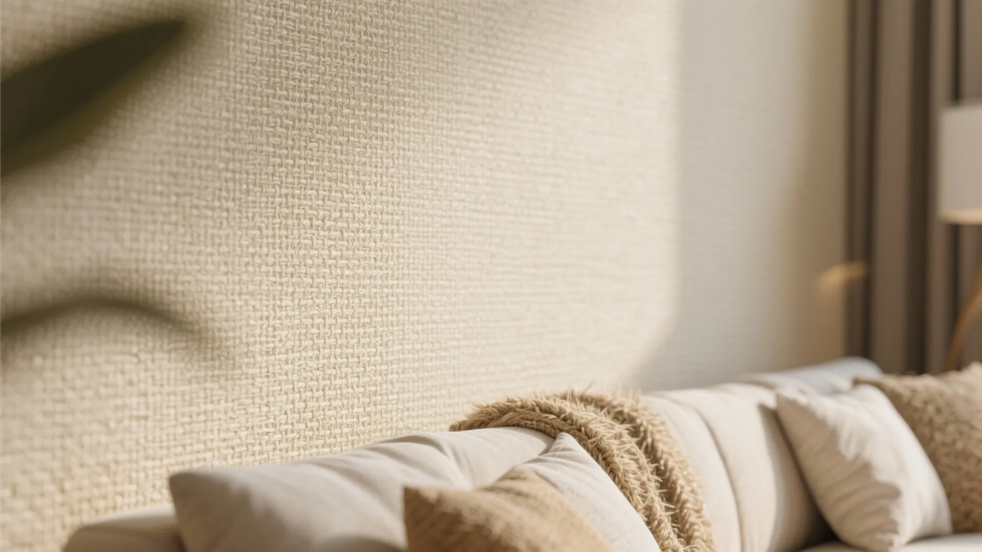 3. Textured Grasscloth Wallpaper