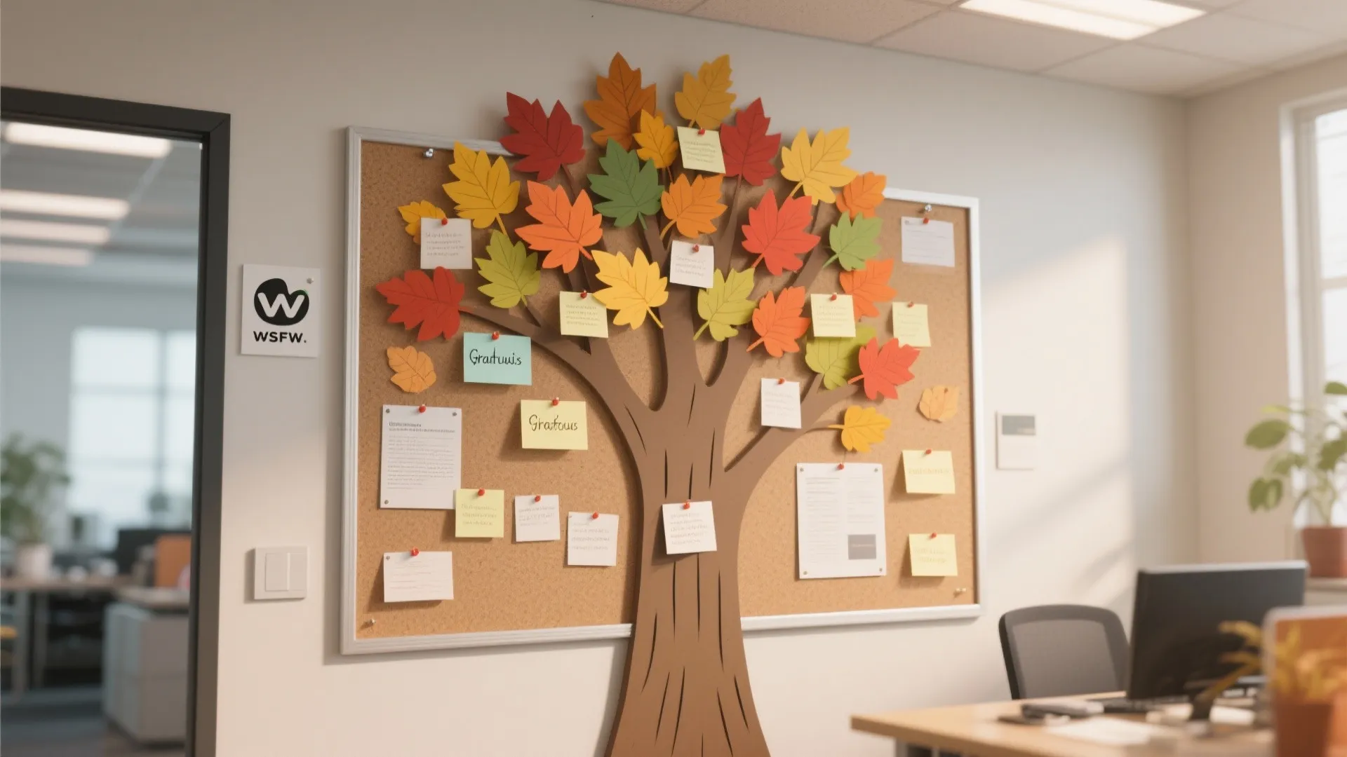 Idea 2: Autumn Gratitude Tree