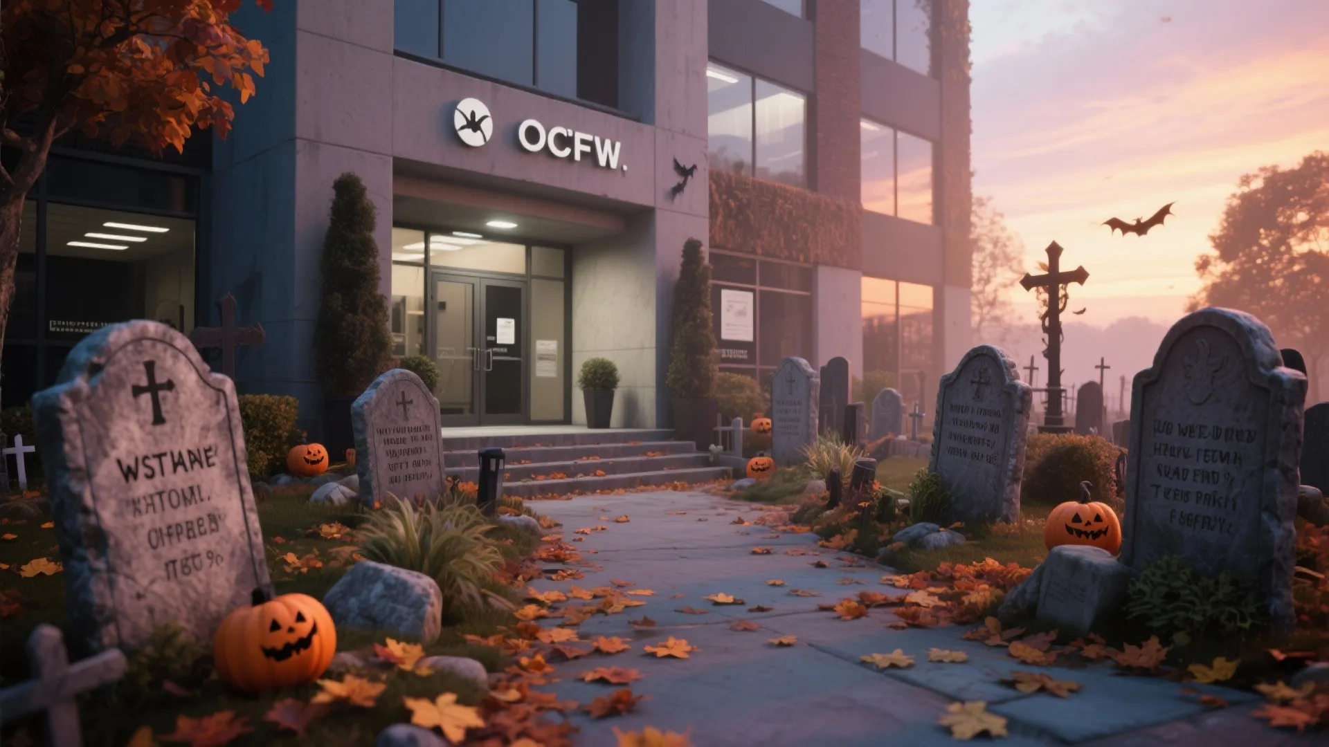 10. Outdoor Graveyard Entrance