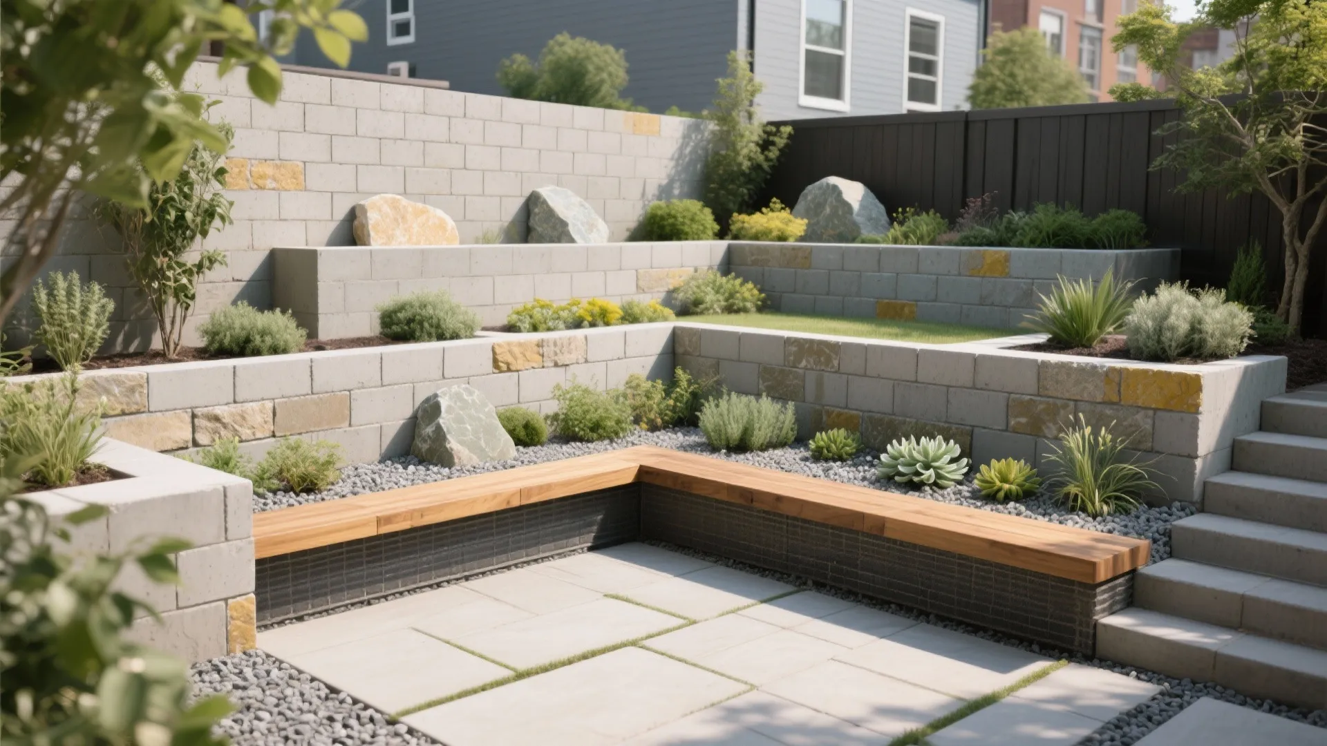 5 Gravity Retaining Wall Design Ideas: Small-space lessons for gravity retaining wall design: materials, drainage, terracing, and the details that keep your yard solid and stylish
