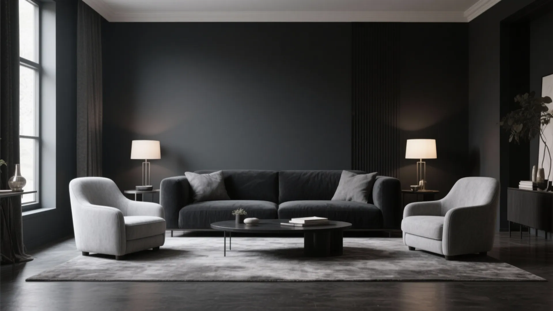 10. Gray Upholstered Accent Chairs