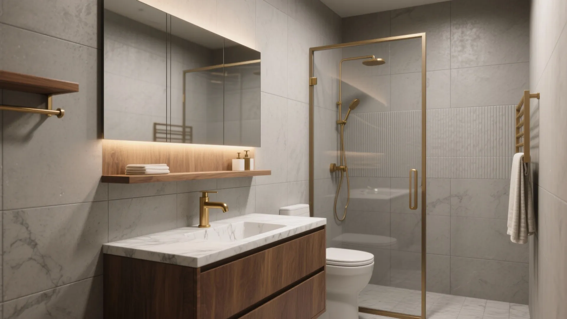 5 Gray Color Bathroom Designs That Feel Warm: How I make gray bathrooms cozy, textured, and timeless—even in tiny spaces