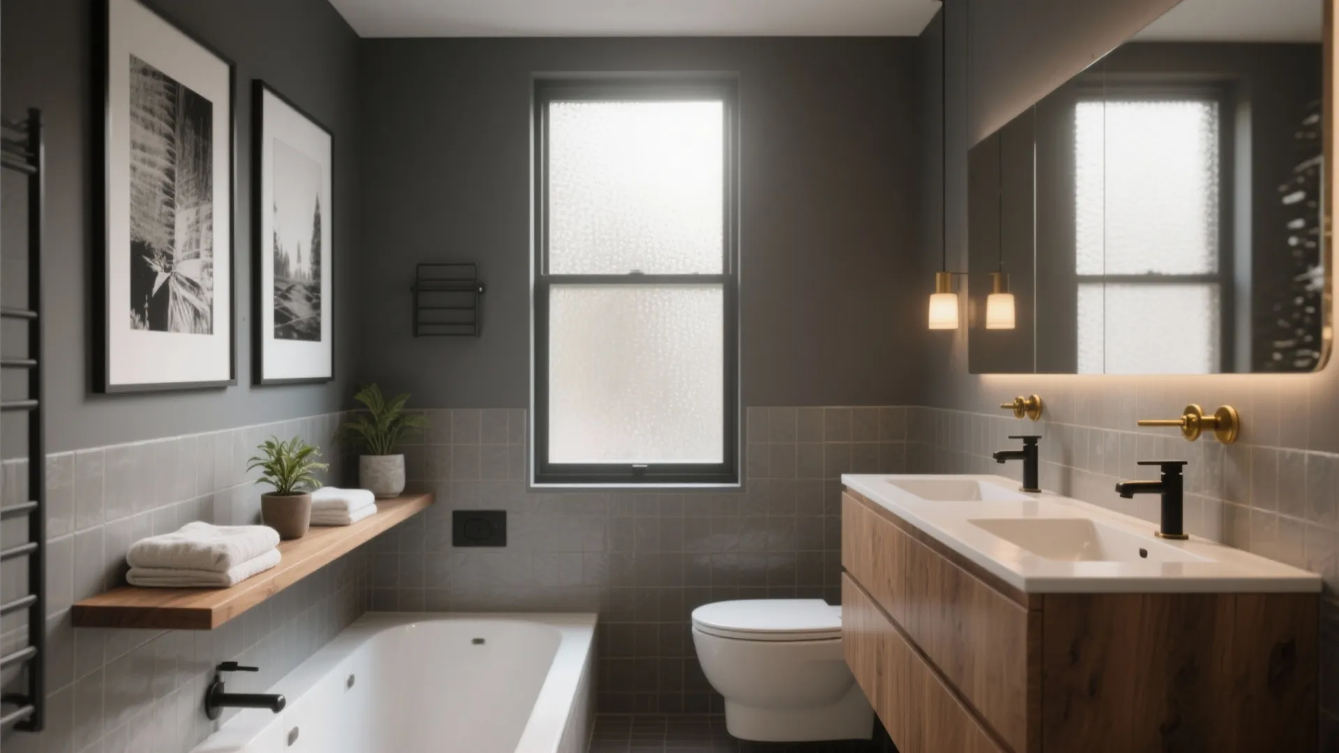 Bathroom Wall Decor Gray: 5 Inspiring Ideas: Brighten and personalize gray bathroom walls with small-space-smart ideas I use in real renovations