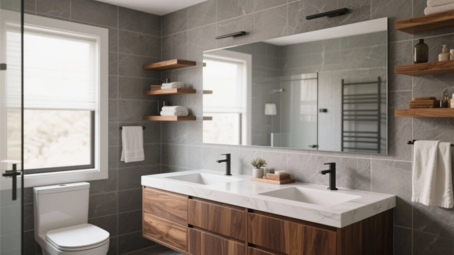 2. Warm It Up with Wood Accents