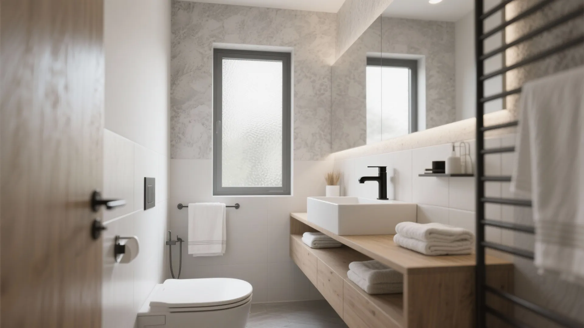 Gray Bathroom Wallpaper: 5 Inspo Ideas: Smart gray wallpaper ideas for small bathrooms — practical, stylish, and budget-friendly