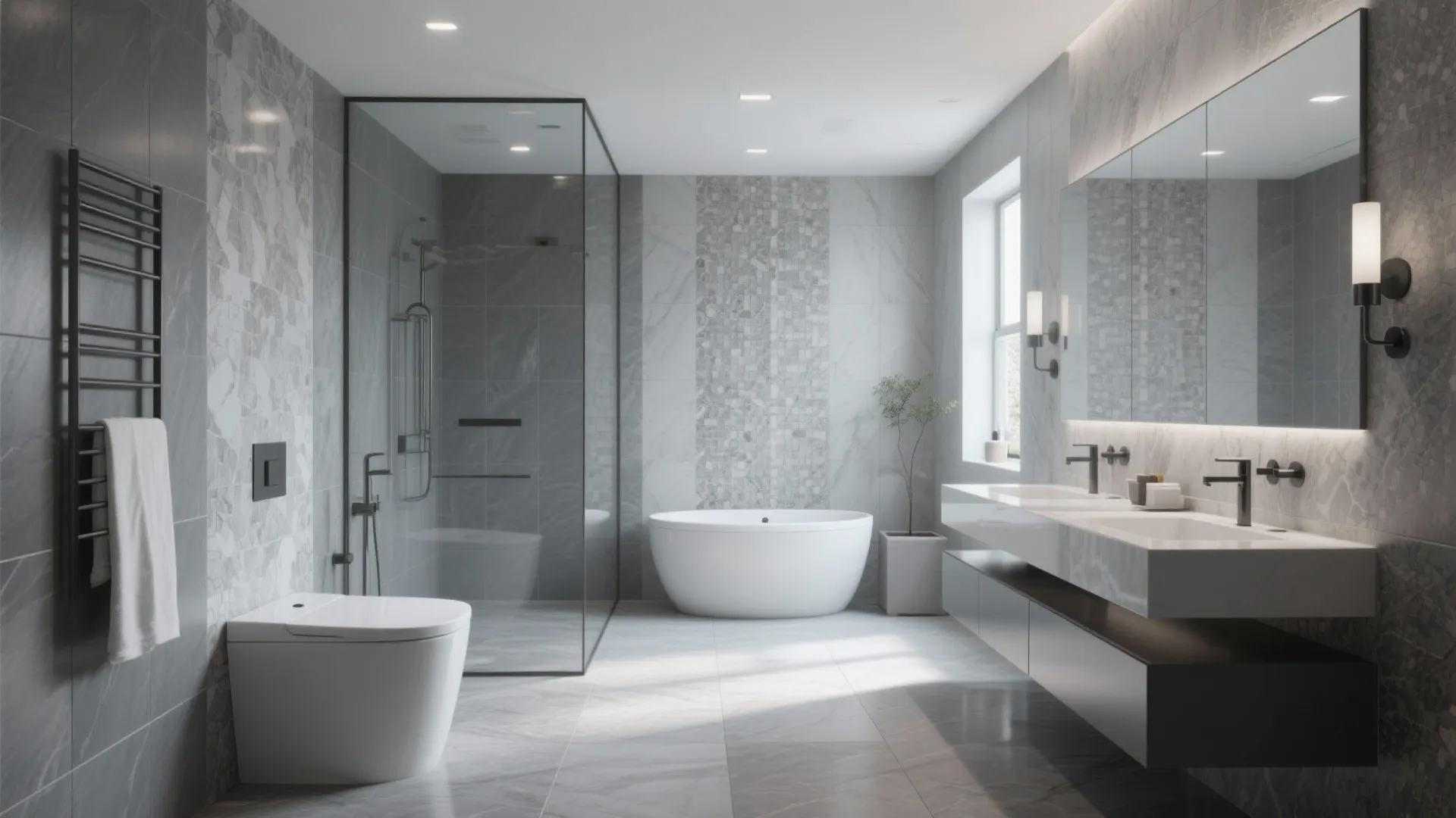 10 Bathroom Gray Tile Ideas to Upgrade Your Space: Creative and Stylish Ways to Use Gray Tiles in Your Bathroom