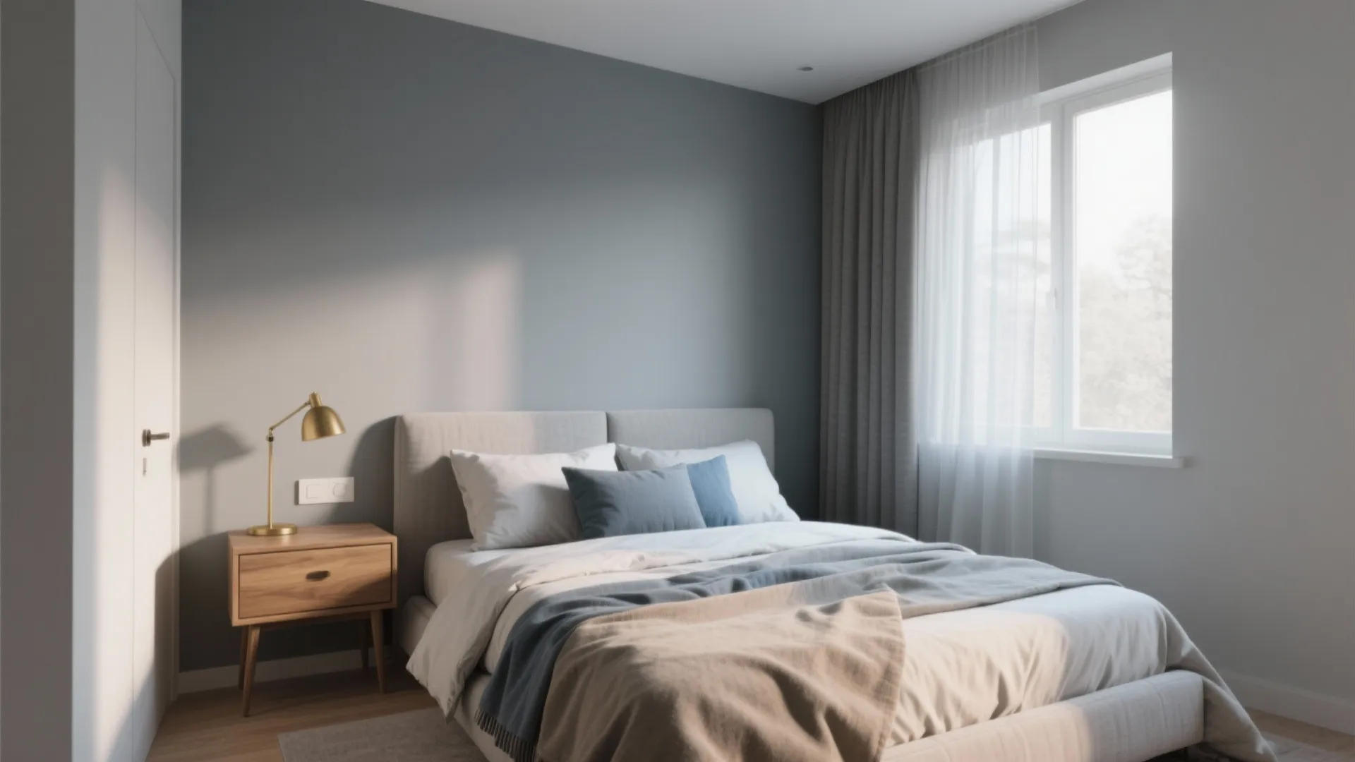 Gray Bedroom Paint Color Ideas: 5 Inspiring Shades: Practical gray paint palettes to make any bedroom feel cozy, bright, or dramatic — with real tips from a designing pro