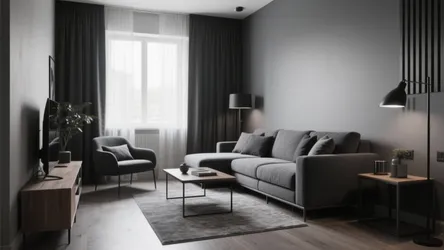 10 Gray and Black Living Room Ideas