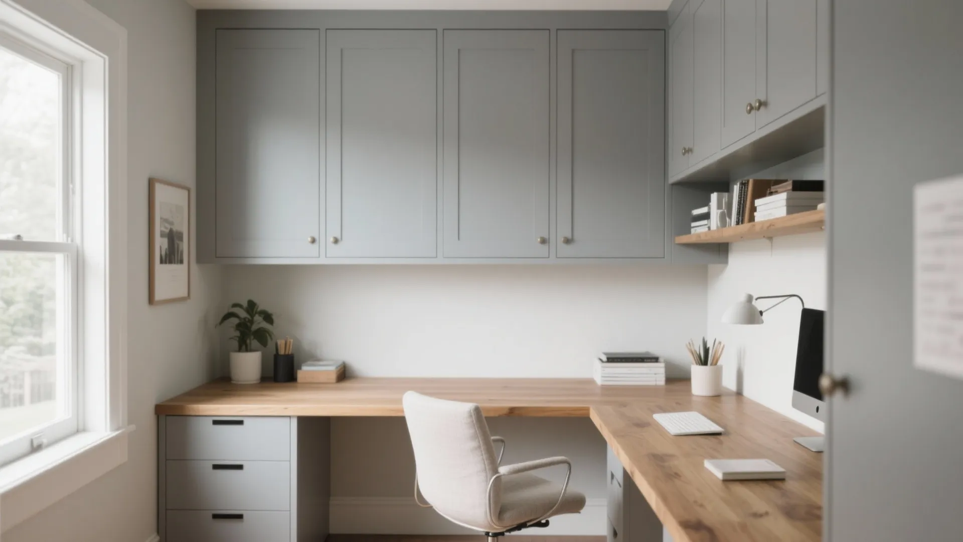 4. Gray Built-in Storage