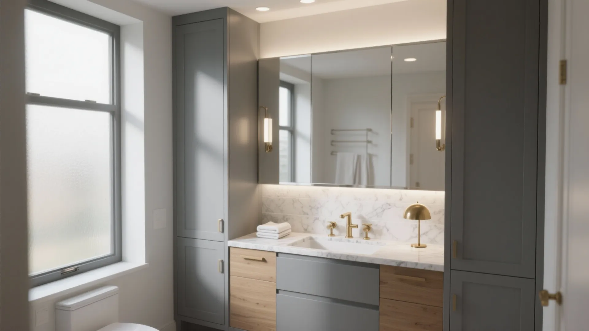 5 Ideas for Gray Bathroom Cabinets: Creative wall colors and layout tricks to pair with gray bathroom cabinets