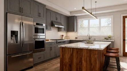 Common Design Mistakes with Gray Cabinets and Stainless Steel Appliances