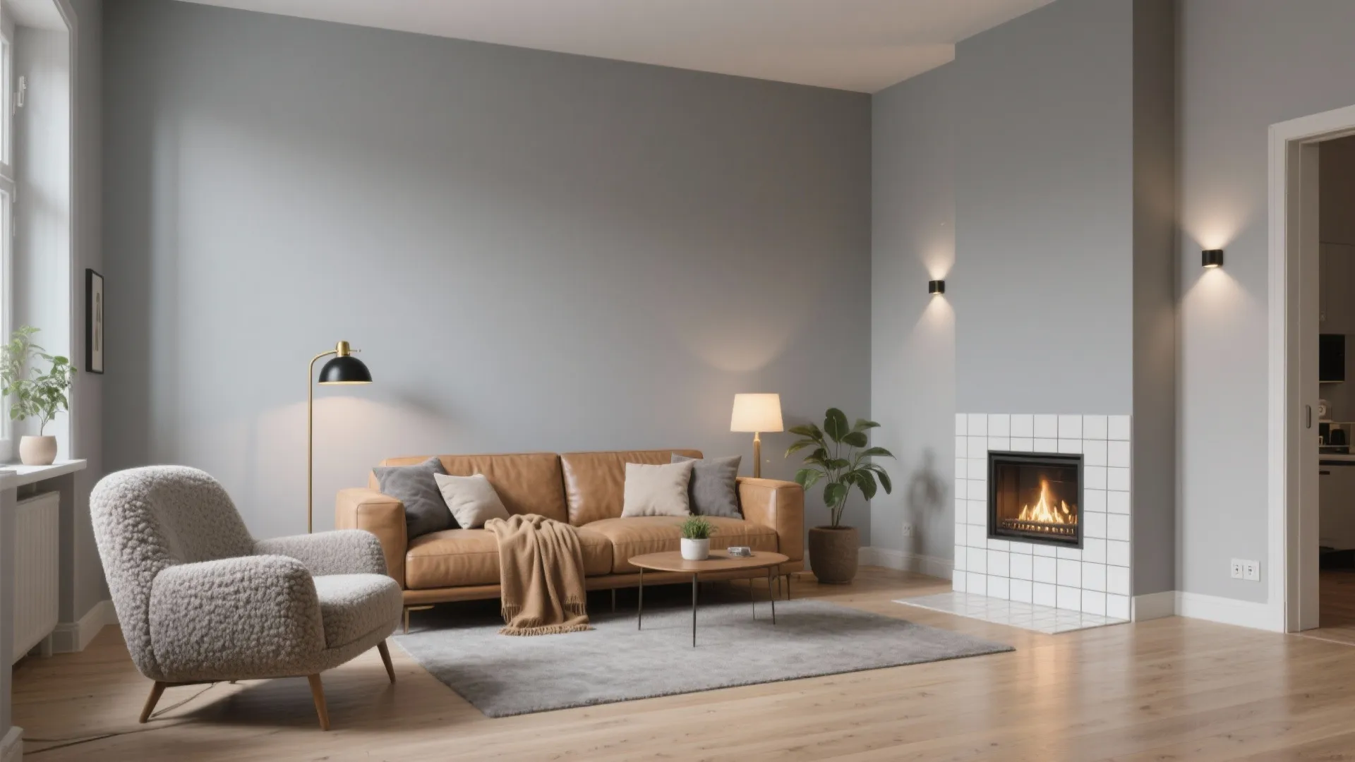 Gray & Camel Living Room Ideas: 5 Ways