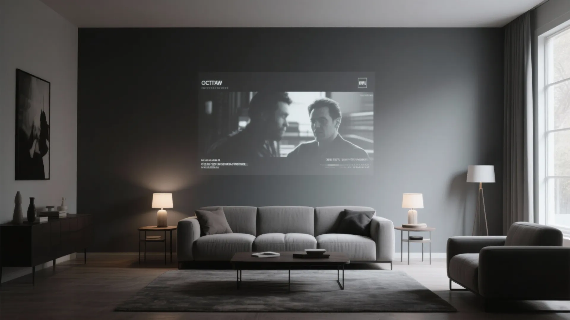 3. Gray (High-Contrast) Projection Paint