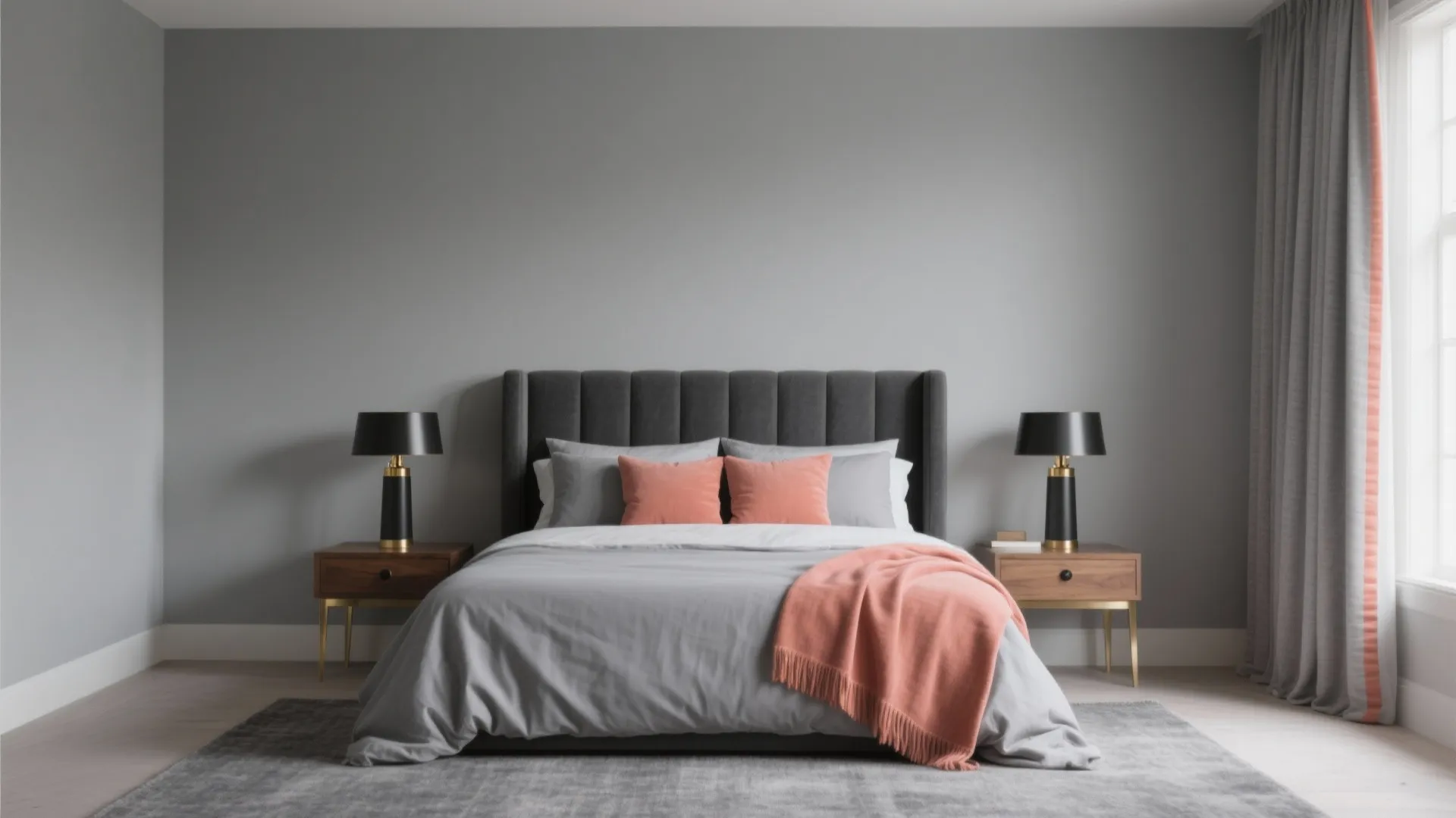 Gray and Coral Bedroom Ideas: Create a Fresh, Balanced Retreat