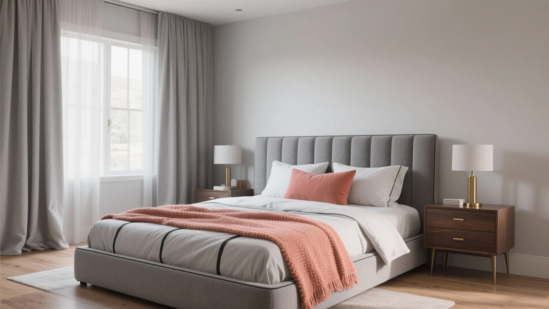 Stunning Gray and Coral Bedroom Ideas: Transform Your Space with Gray and Coral Combinations