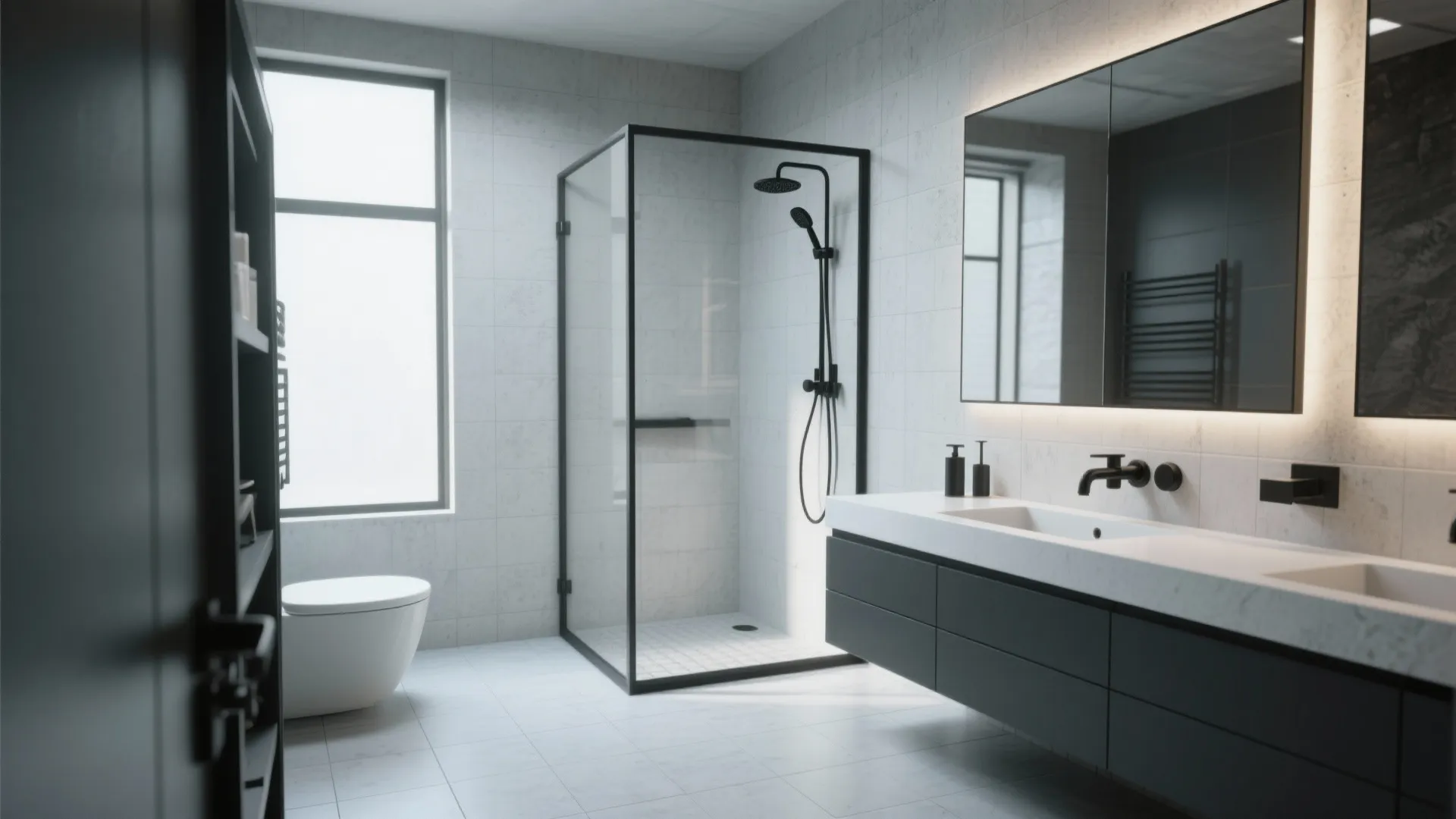 3. Go Bold with Black Fixtures