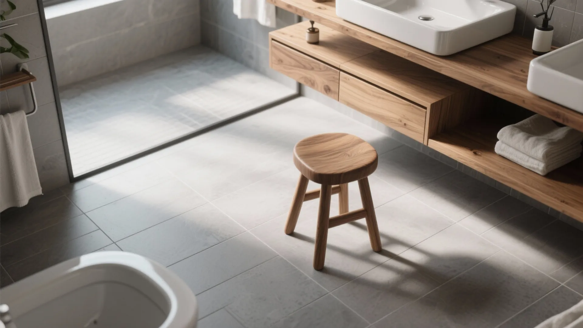 2. Warm It Up with Wood Accents