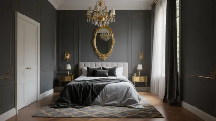 5 Gray and Gold Bedroom Ideas