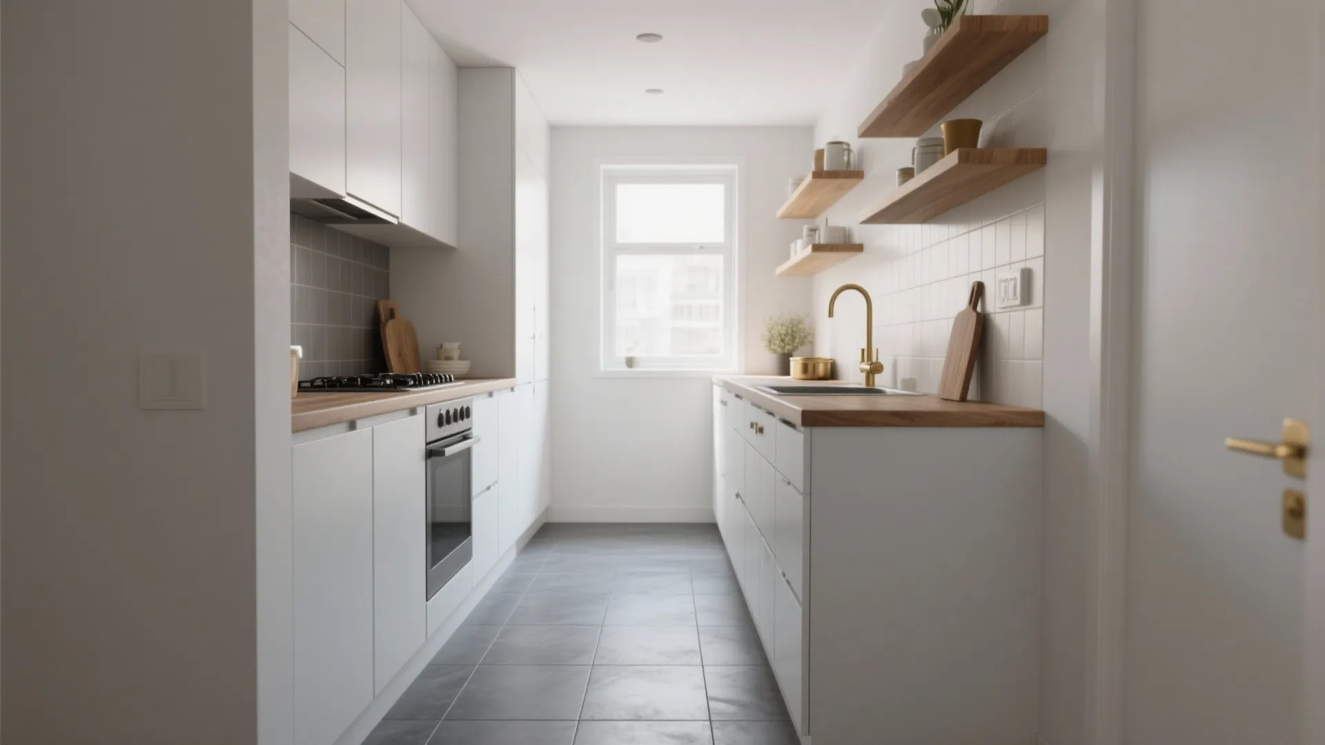 Gray Kitchen Floor Tile: 5 Small-Space Inspirations: Creative gray tile ideas to make your kitchen feel larger, cozier, and effortlessly modern