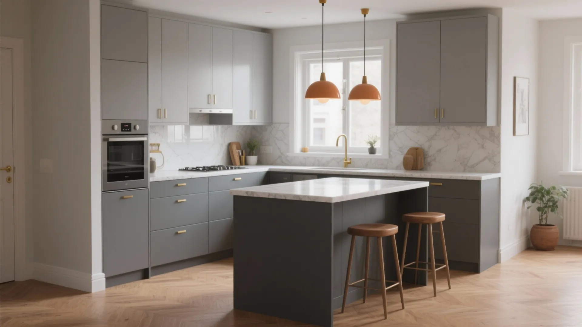 Best Gray for Kitchen Cabinets — 5 Inspo Ideas: Practical gray cabinet colors and layout ideas for small kitchens, from a decade-long designer's toolkit