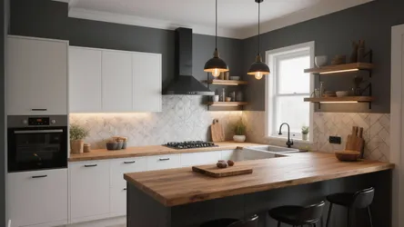 5 Inspiring Ideas for Gray Walls and White Kitchen Cabinets
