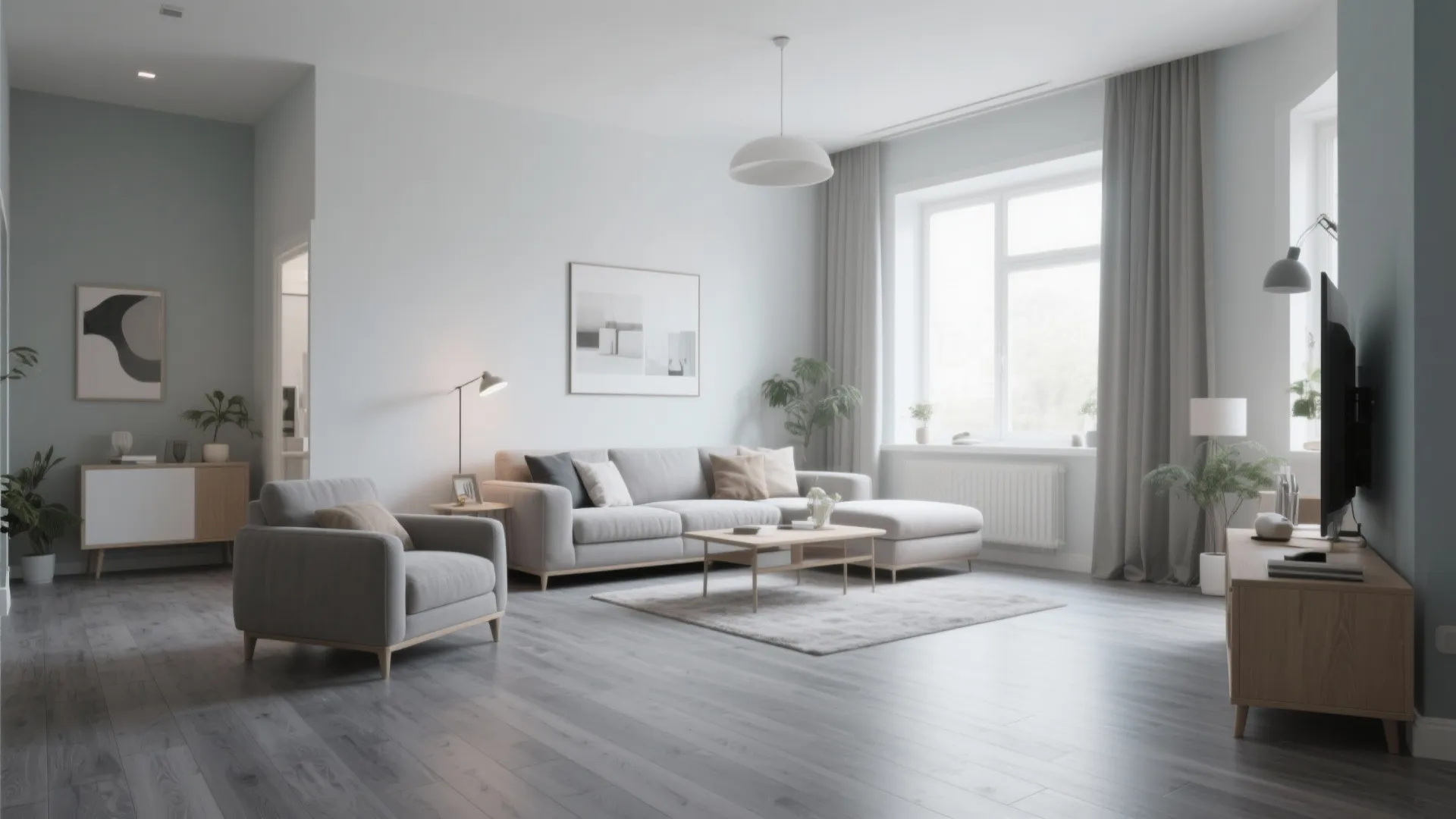 4. Gray Laminate for Budget-Friendly Makeovers