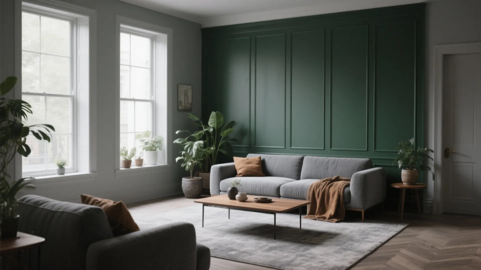 5 Accent Wall Ideas for Gray Living Rooms